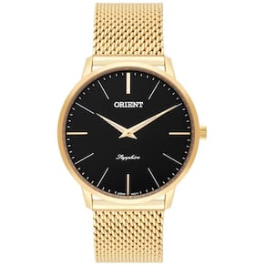 Relógio Masculino Orient Slim Mgsss005 P1Kx Safira Dourado