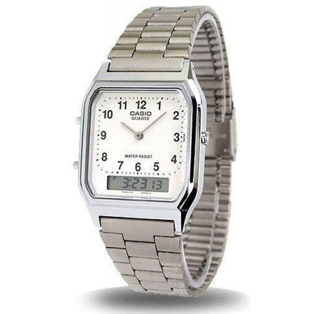 Relógio Feminino Casio Analógico/Digital Social Aq-230A-7Bmq