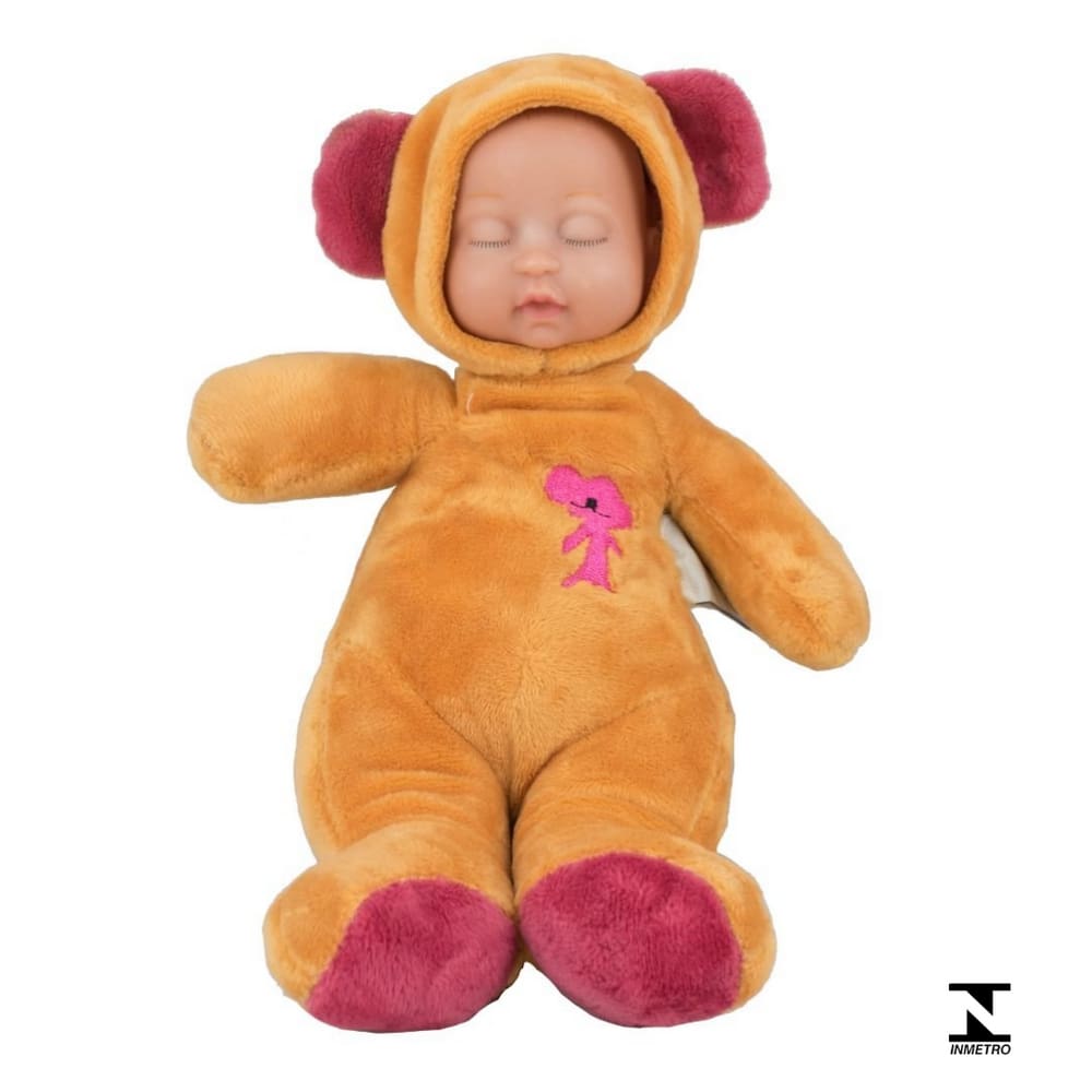 Bebe C/ Roupa De Bichinho Canguru - BBR Toys