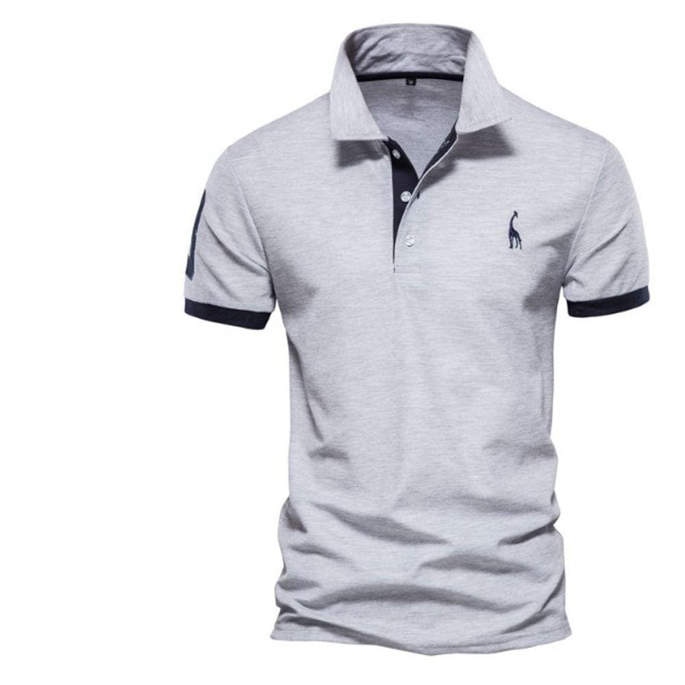 camisa polo giraffe masculina