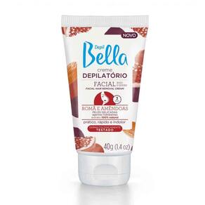 Creme Depilatorio Facial Romã E Amêndoas 40G Depil Bella