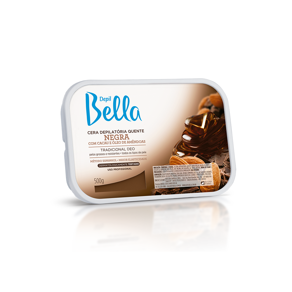 Cera Depilatoria Depil Bella Negra 500Gr