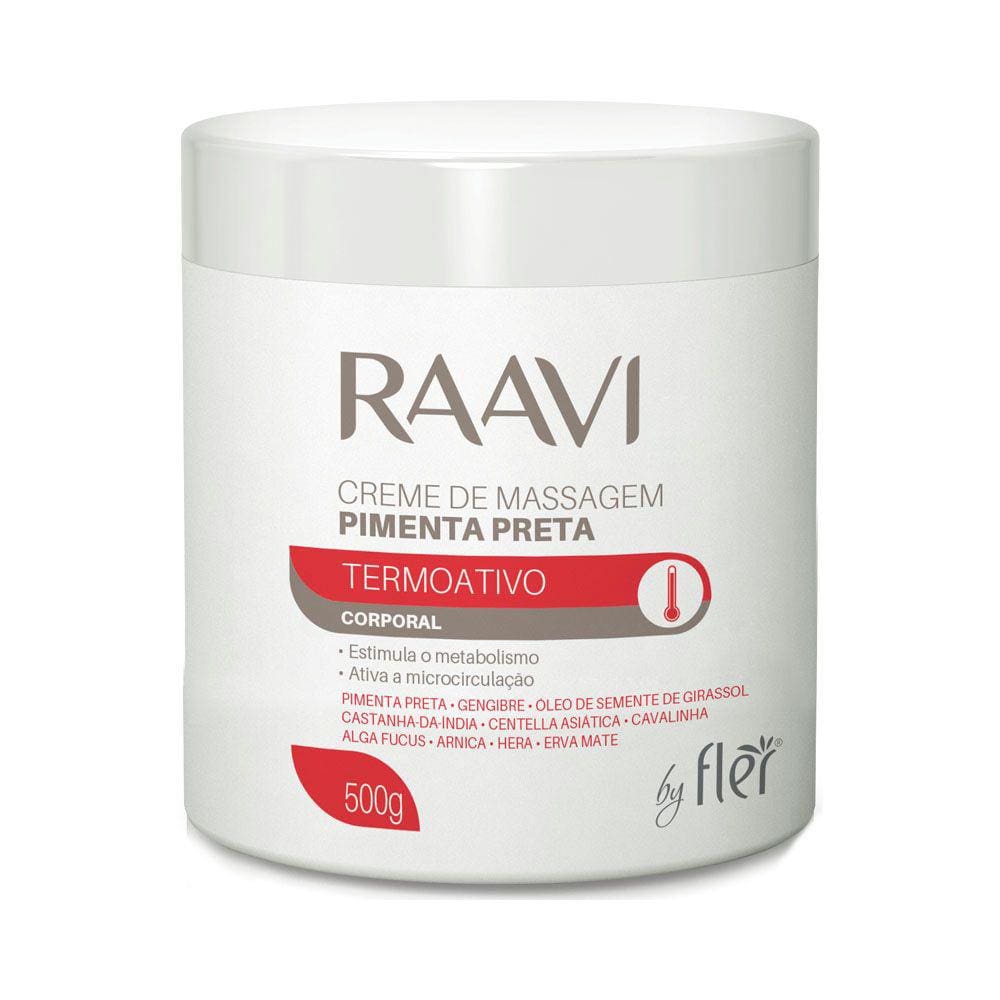 Creme Raavi Pimenta Preta 500Gr