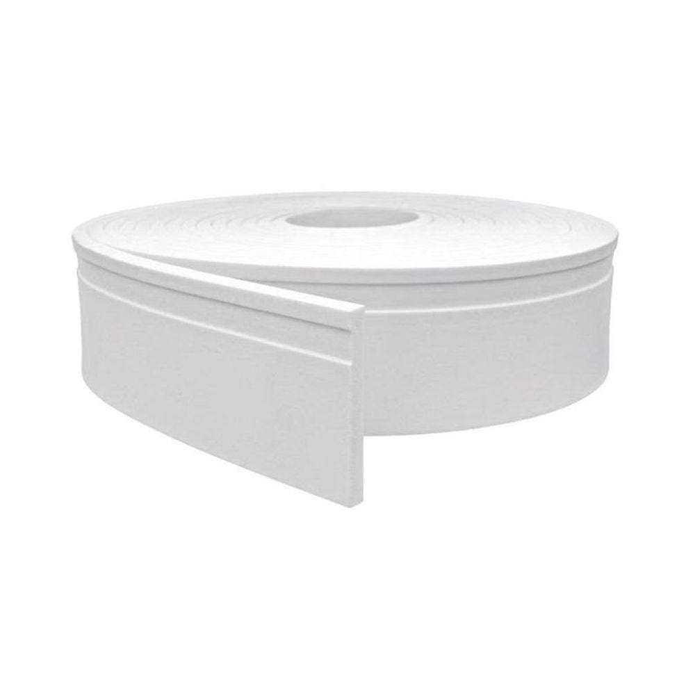 Rodapé de EVA Autocolante RP16 10cm Branco 10 metros