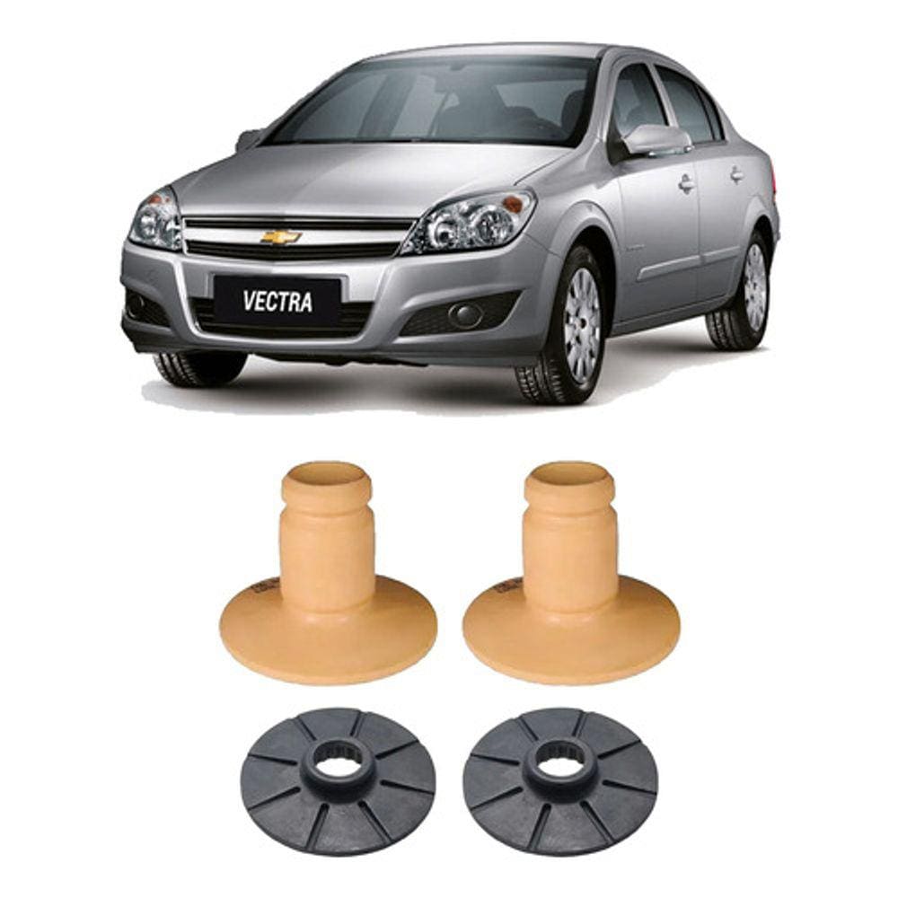 2 Kit Batente Calço Mola Traseira Novo Vectra 2009 2010 2011