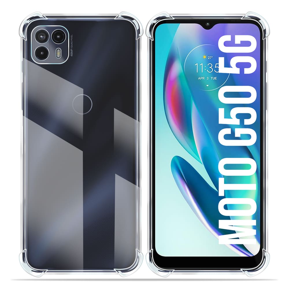 Capa Capinha anti impacto transparente Para Moto G50 5G XT2149 - Cell in Power25