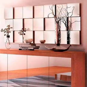 Espelho Decorativo 3D Painel Placa Vidro Liverpool Montavel
