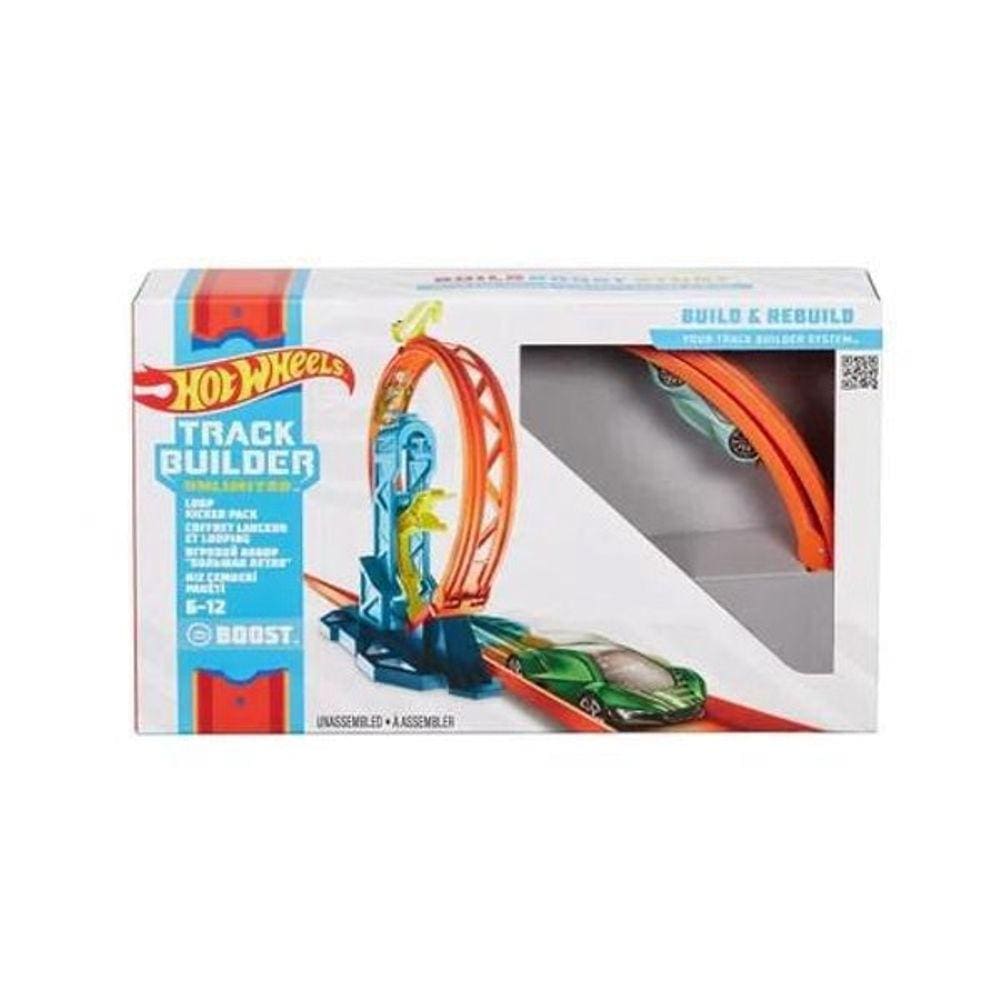 Pista de Percurso e Mini Veículo - Hot Wheels - City - Lava-Rápido