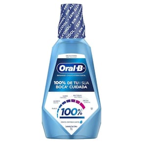 Enxaguante Bucal Oral-B 100% De Sua Boca Cuidada 1l