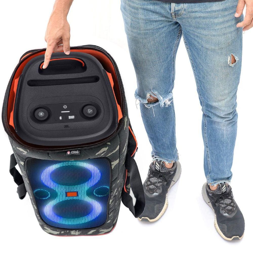 Case Bolsa Bag Partybox 110 Camuflada Abertura Frontal