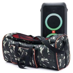 Case Bolsa Bag Partybox 300 Com Tela Frontal - Camuflada