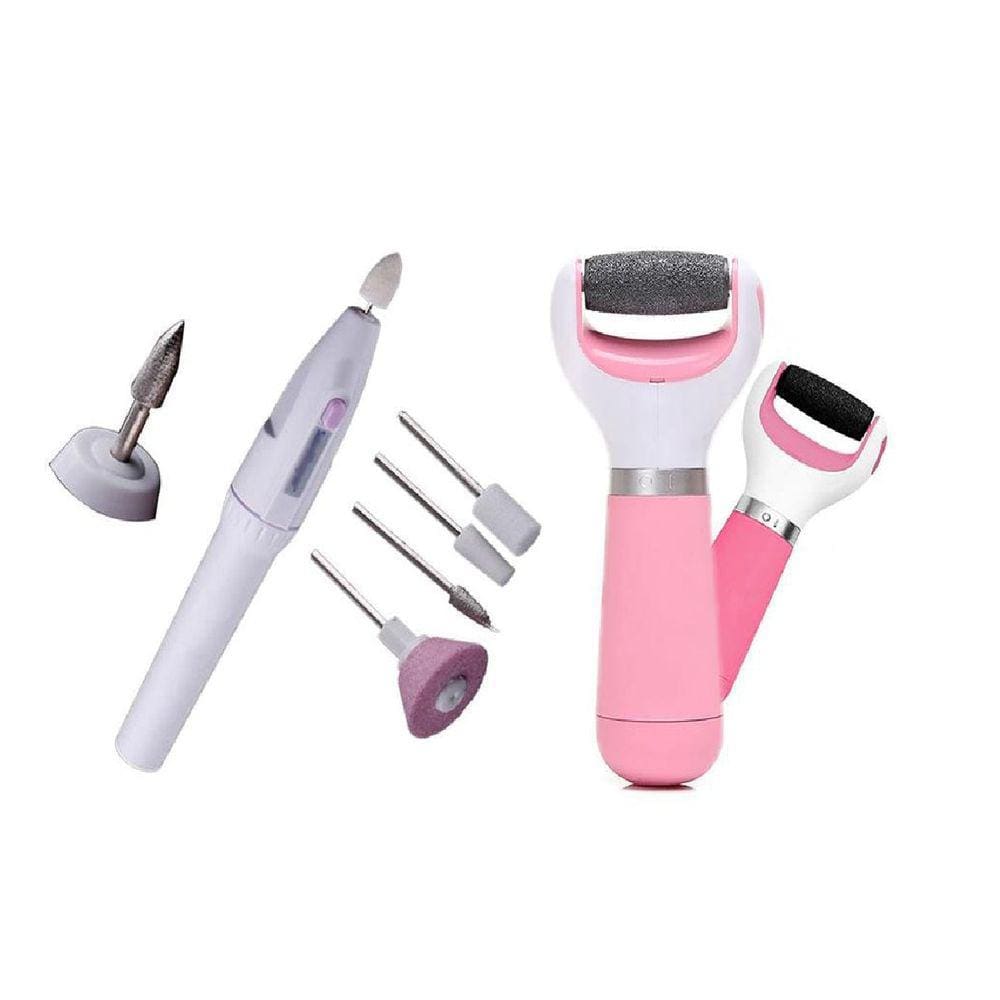 Kit Lixa De Pé Elétrica E Esfoliador E Lixa Para Unhas