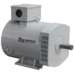 Alternador 12,9 KVA Trifásico 127/220V 4 Polos TA12.5CT2 271-003 TOYAMA