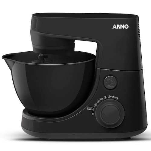 imagem-Batedeira Planetária Arno Daily SX87 com 8 Velocidades e 600W - Preta  - 220V