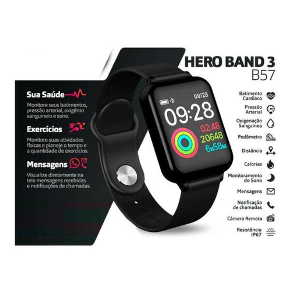 smartwatch hero band b58