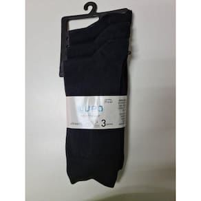 Kit 3 Pares Meia Social Masculina, Algodão Lupo 1210.