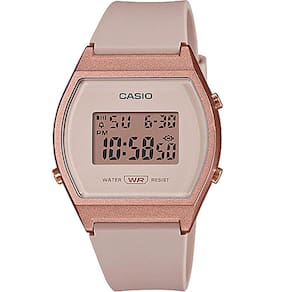 Relógio Feminino Casio Vintage Digital Rosa Pulseira Silicone Lw-204-4Adf