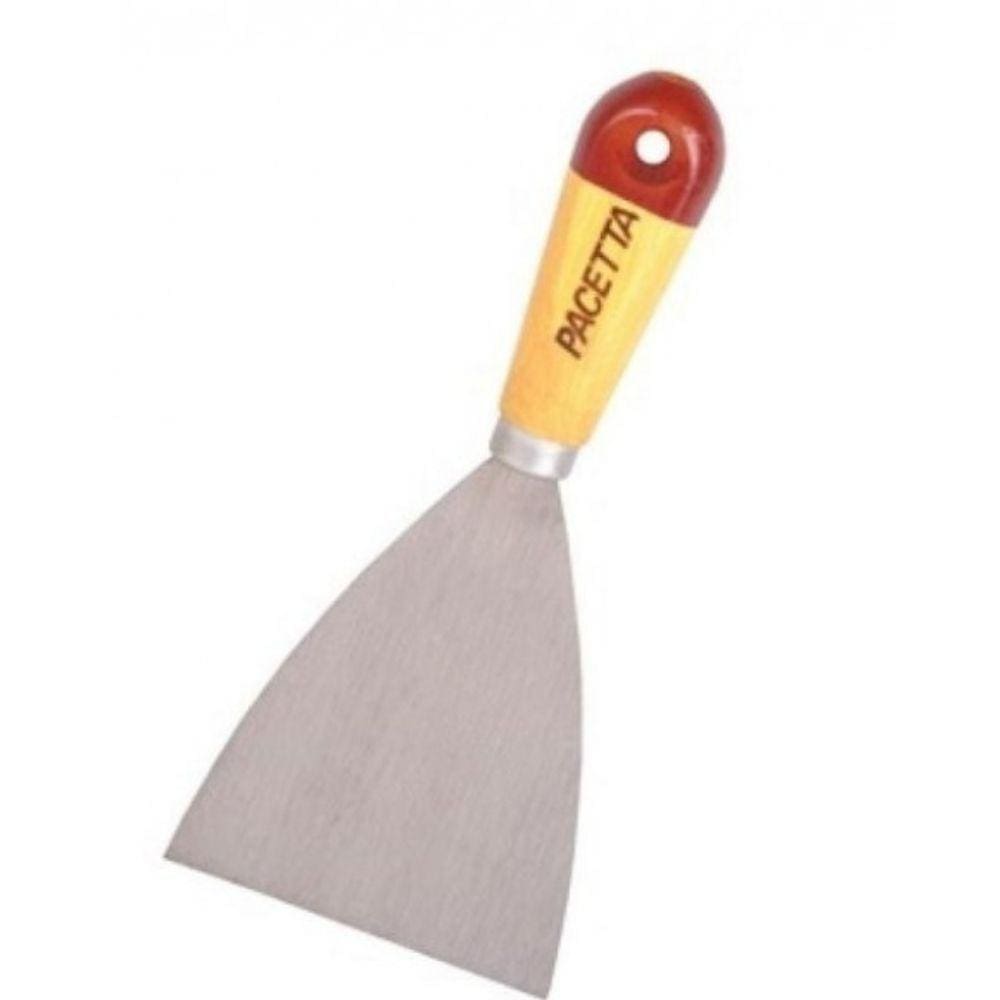 Kit 12 Espátula De Aço Forjada Betumadeira Para Massa Gesso 2050 Pacetta 12cm