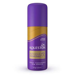Retoque Instântaneo Spray Koleston Louro Escuro com 100ml