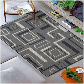 Tapete Sisal Sala 1,50 X 2,00 Antiderrapante Preto S-552