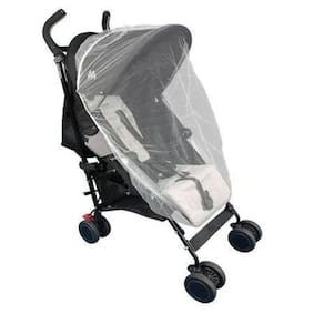 Mosquiteiro Para Carrinho E Mini Berço De Bebe 100% Poliéster Tela Branca