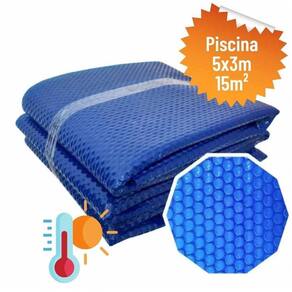 Capa Térmica Bolha 300 Micras Para Piscinas De 05X3 (15M²)