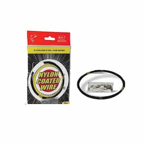 Cabo De Aço Revestido Em Nylon P/ Pesca Black 20Lb 10M
