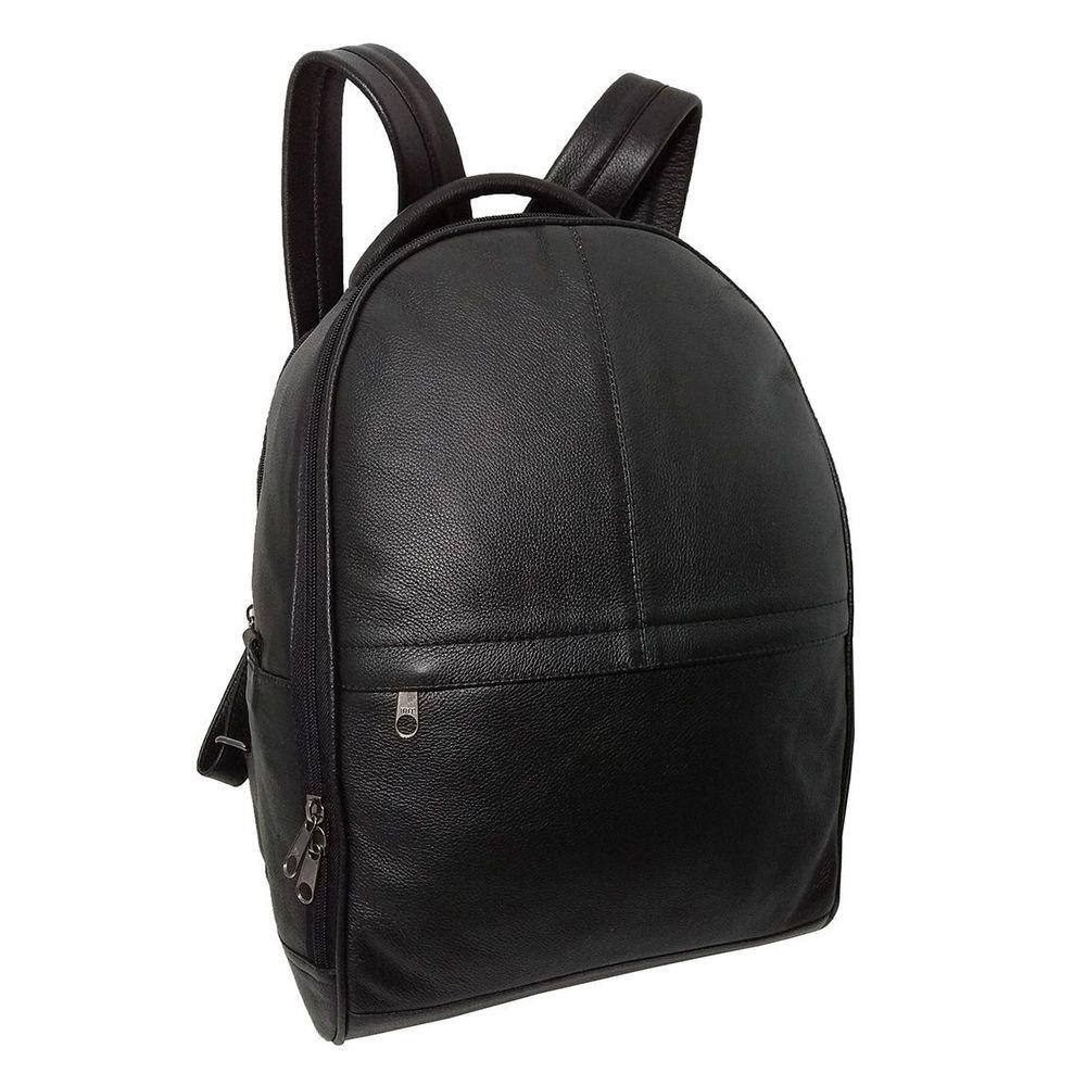 Mochila Grande de Couro Bovino Com Suporte Para Notebook - Le Voyage
