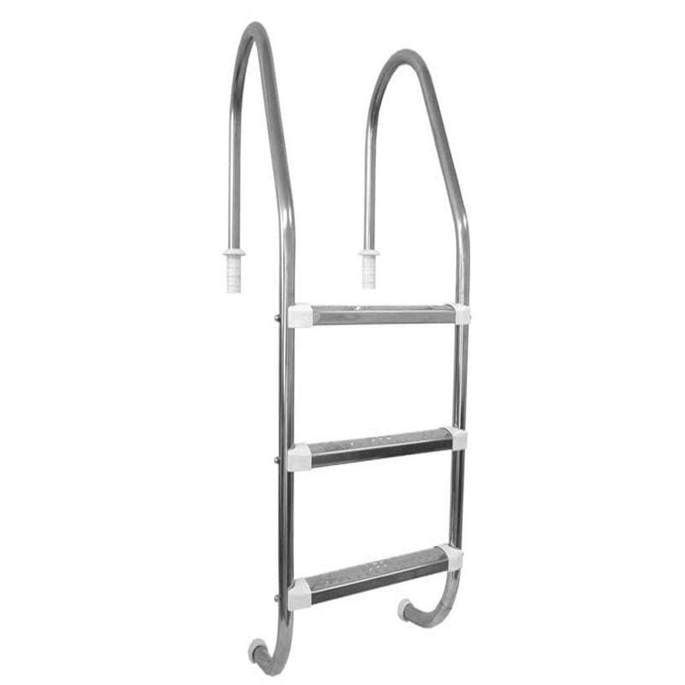 Escada Para Piscina Com 3 Degraus Em Aço Inox