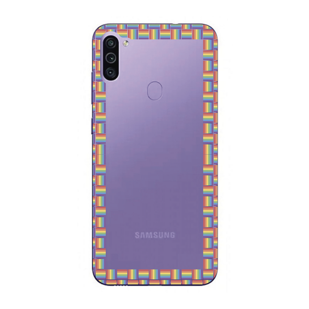 Capa Case Capinha Samsung Galaxy  M11 Arco Iris Moldura
