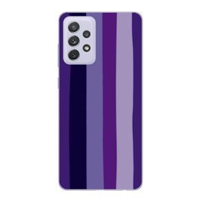Capa Case Capinha Samsung Galaxy A72 Arco Iris Roxo