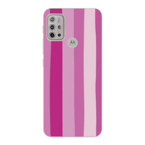 Capa Case Capinha Motorola Moto G30 Arco Iris Rosa