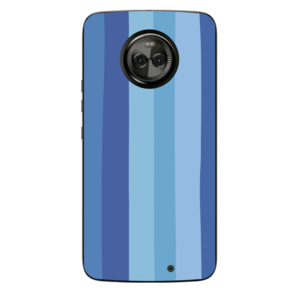Capa Case Capinha Motorola Moto X4 Arco Iris Azul