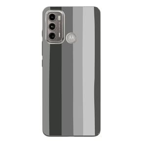 Capa Case Capinha Motorola Moto G60 Arco Iris Cinza
