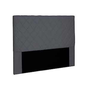 Cabeceira Dubai Para Cama Box Casal 140cm Suede - D`Rossi Cinza