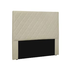 Cabeceira Dubai Para Cama Box Casal 140cm Corino - D`Rossi Bege
