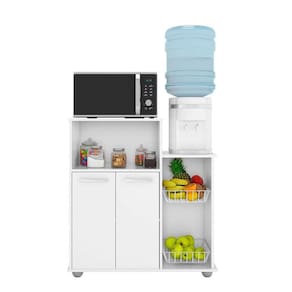 Armário Multiuso 2 Portas Fruteira Sollys Branco
