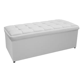 Calçadeira Copenhague 195 Cm King Size Corano Branco