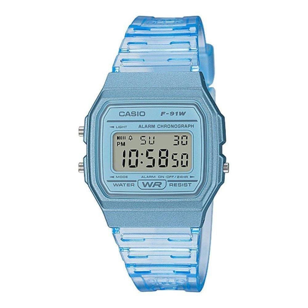 Relógio Casio Standard F-91WS-2DF Azul