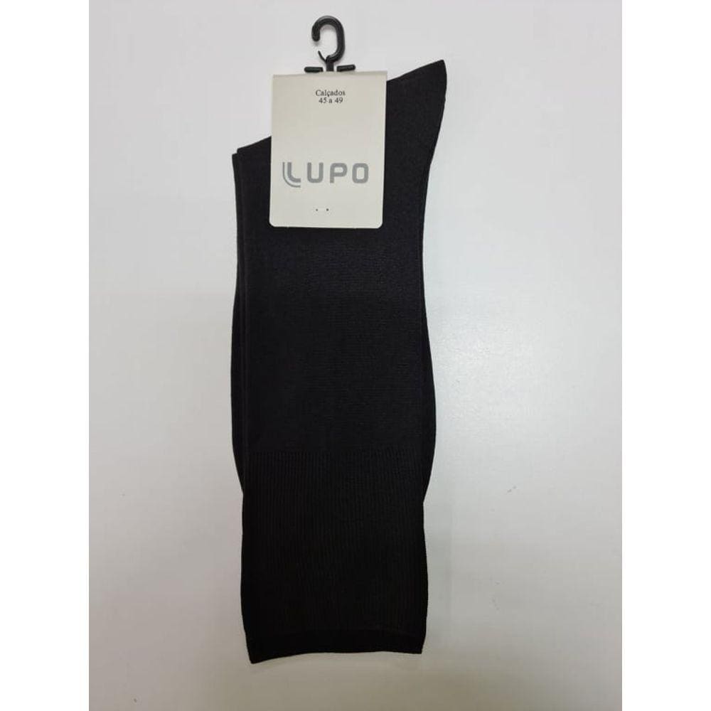 Meia Social Masculina Plus Size Lupo Clássica 1100 Tamanho 45 a 49.