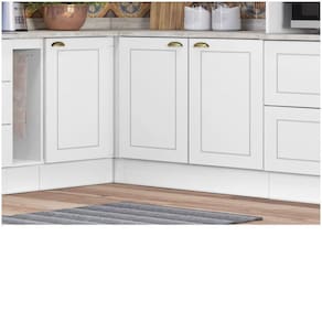 Balcão Canto Reto 01 Porta Nova York Henn Branco Hp