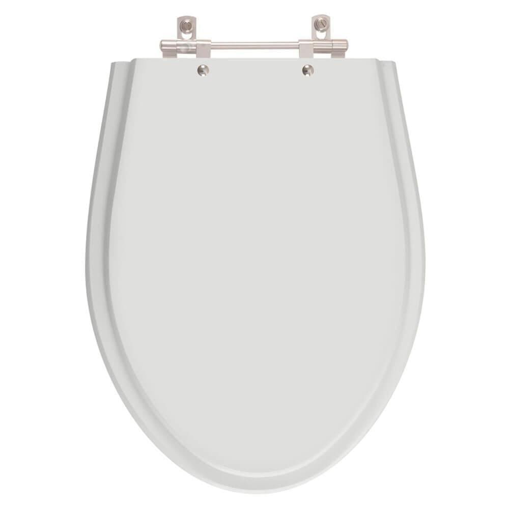Tampa De Vaso Alpinia Cinza Claro Para Bacia Fiori 6lpf