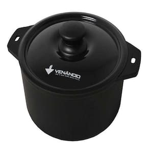 Panela De Ferro Fundido Tampa Preta 280x115 Met. Met. Venâncio