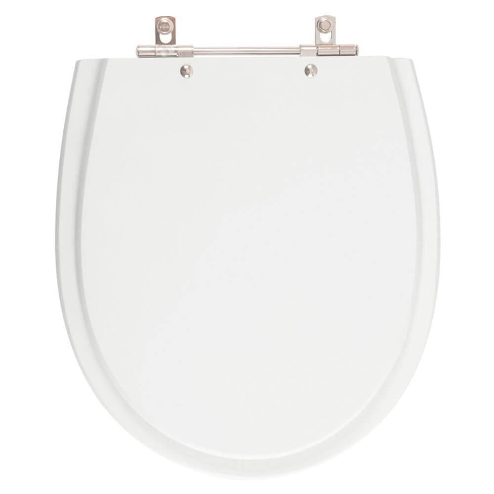 Tampa de Vaso Poliéster Polo Branco para Bacia Hervy