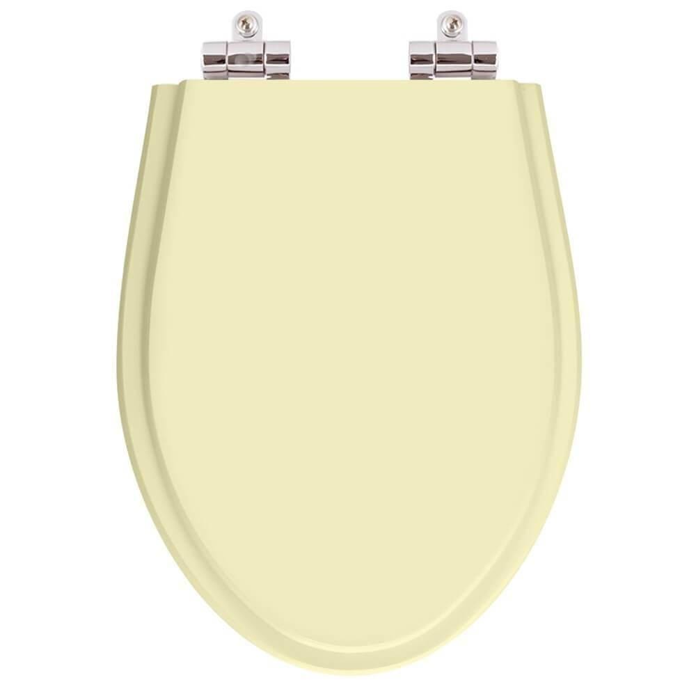 Assento Sanitário Poliester Soft Marfim Vaso Fiori