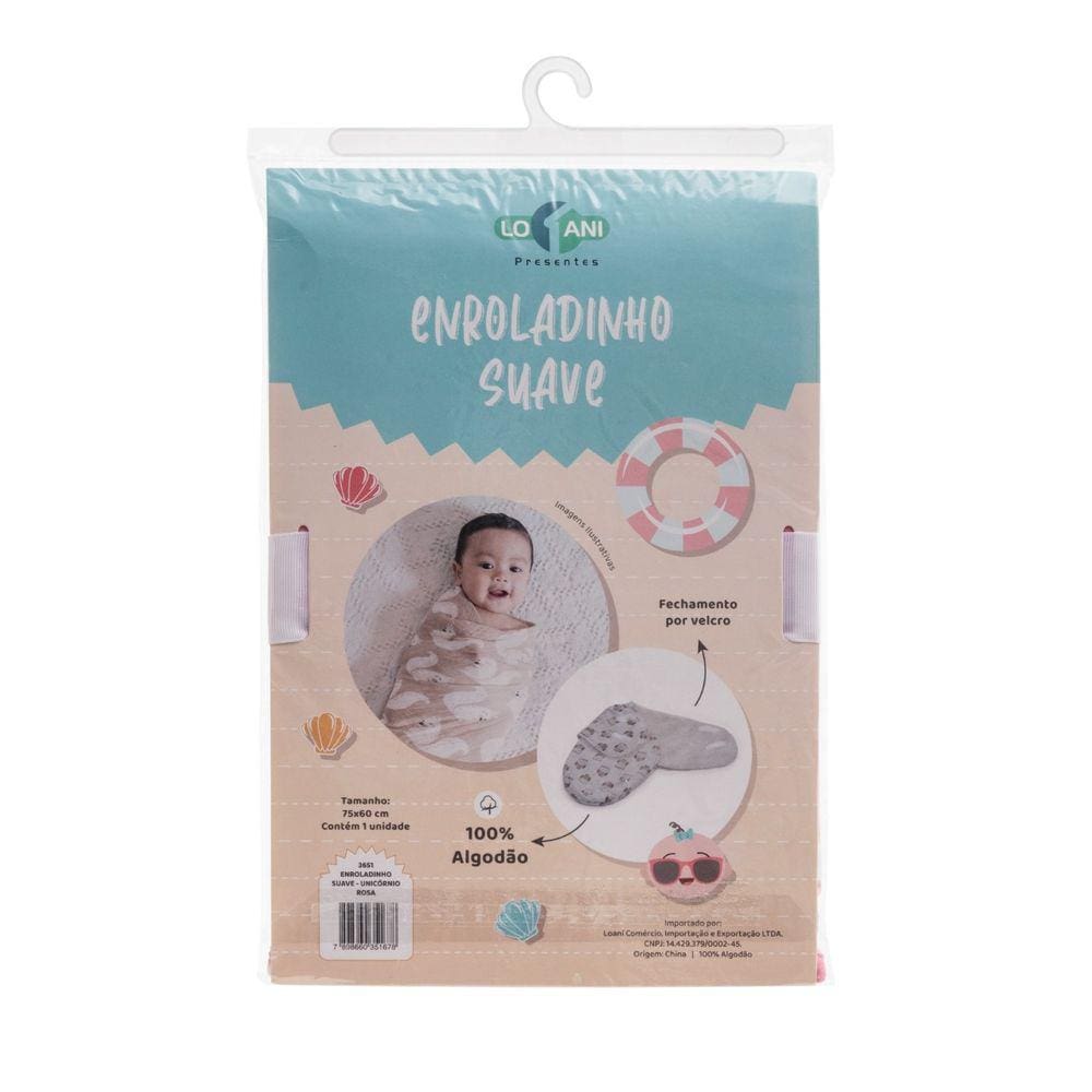 Enroladinho Manta Bebe Suave