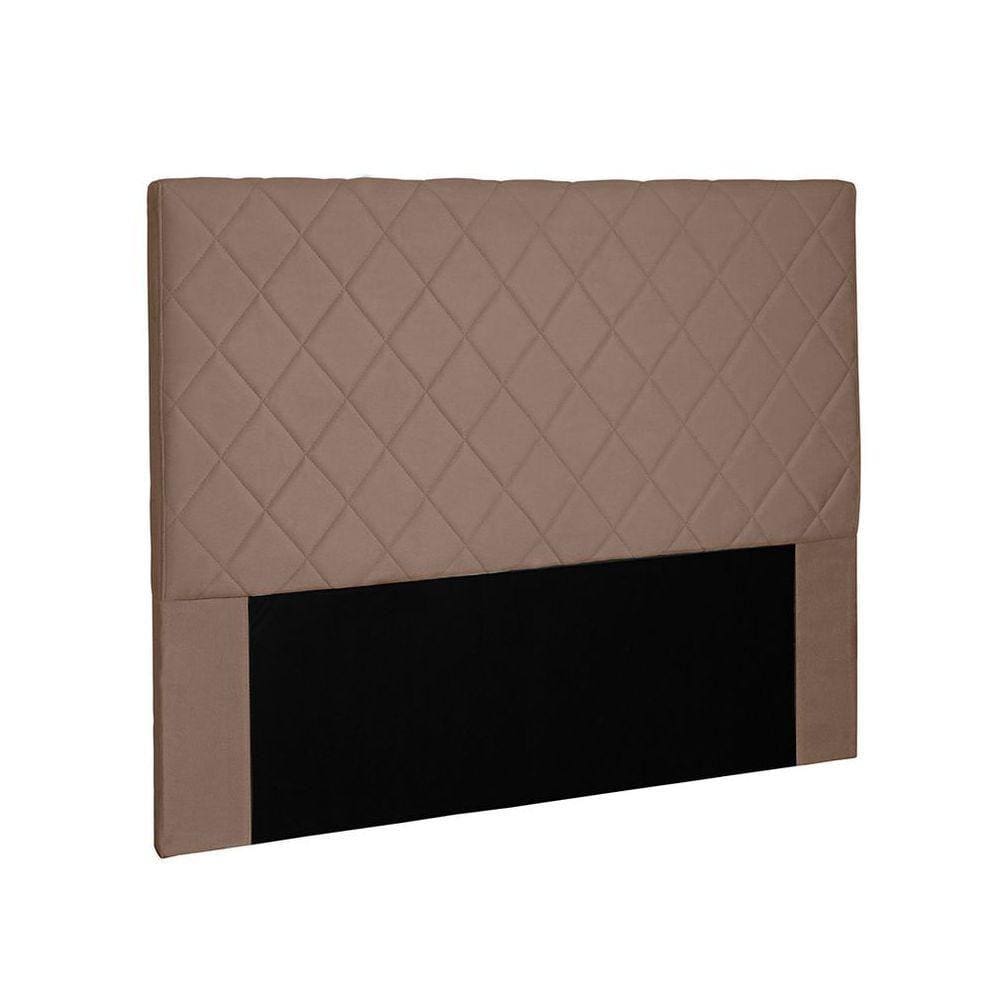 Cabeceira Dubai Para Cama Box Casal 140cm Suede - D`Rossi Caramelo