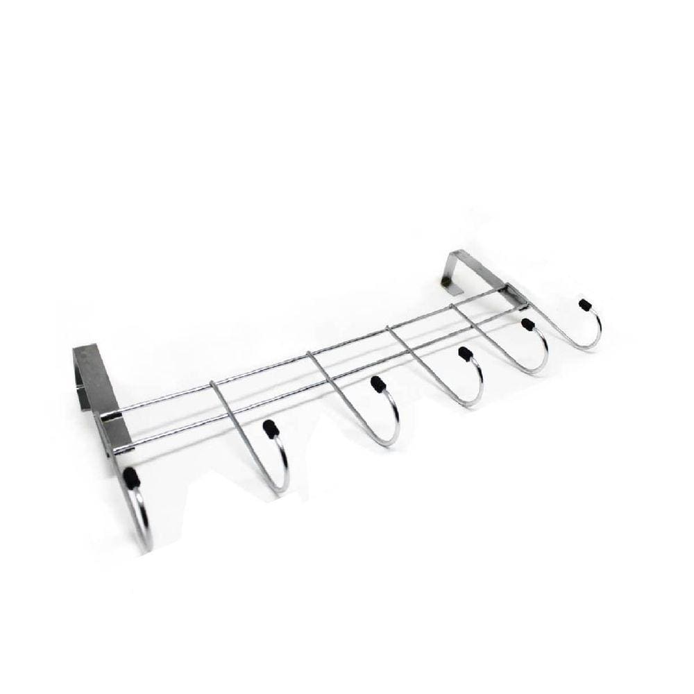 Cabide Com 6 Ganchos para Porta 3,5cm