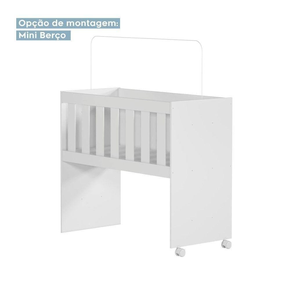 Miniberço Multifuncional Rubi - Branco