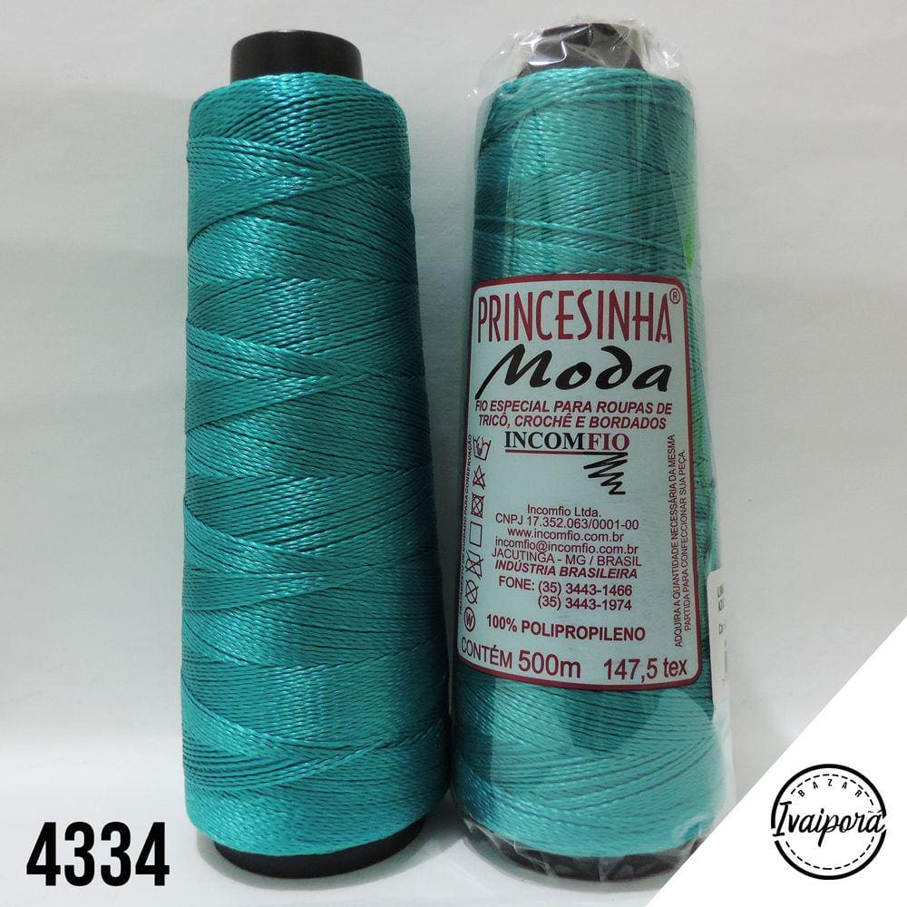 Linha Princesinha Moda 500M /Crochê /Roupas e Acessórios de  Crochê/ Tranças Para Cabelo - Incomfio
